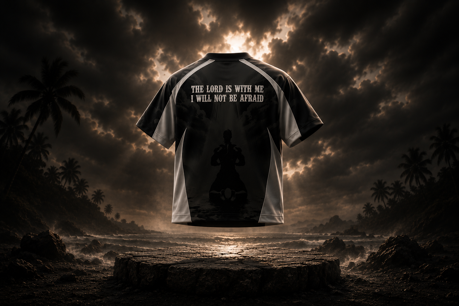 SSTRIVE “Fearless” Faith Jersey – Black/Grey Edition