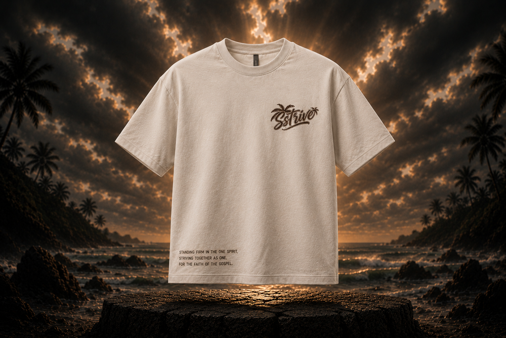 SSTRIVE Beach Club Tee – Sand Limited Edition